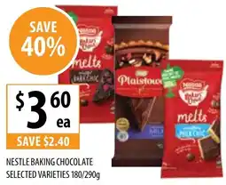 Supabarn NESTLE BAKING CHOCOLATE offer