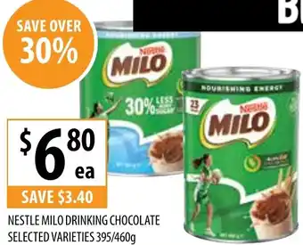 Supabarn NESTLE MILO DRINKING CHOCOLATE offer