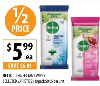 Supabarn DETTOL DISINFECTANT WIPES offer