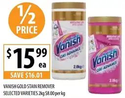 Supabarn VANISH GOLD STAIN REMOVER offer