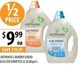 Supabarn EARTHWISE LAUNDRY LIQUID offer