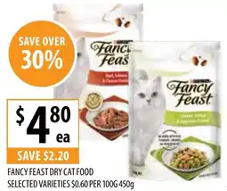 Supabarn FANCY FEAST DRY CAT FOOD offer