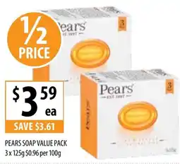 Supabarn PEARS SOAP VALUE PACK offer