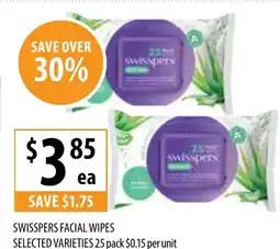 Supabarn SWISSPERS FACIAL WIPES offer