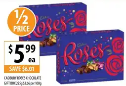 Supabarn CADBURY ROSES CHOCOLATE GIFT BOX offer