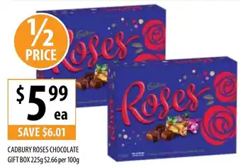 Supabarn CADBURY ROSES CHOCOLATE GIFT BOX offer