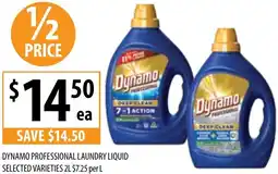 Supabarn DYNAMO PROFESSIONAL LAUNDRY LIQUID offer