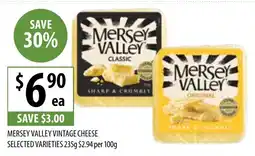 Supabarn MERSEY VALLEY VINTAGE CHEESE offer