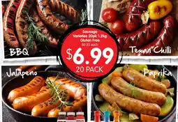 Spudshed Sausage Varieties Gluten Free offer