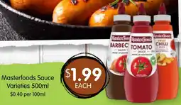 Spudshed Masterfoods Sauce Varieties offer