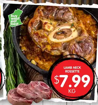 Spudshed LAMB NECK ROSSETTE offer