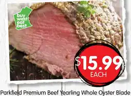 Spudshed Parkfield Premium Beef Yearling Whole Oyster Blade offer