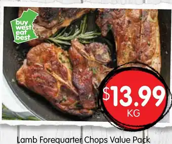 Spudshed Lamb Forequarter Chops Value Pack offer