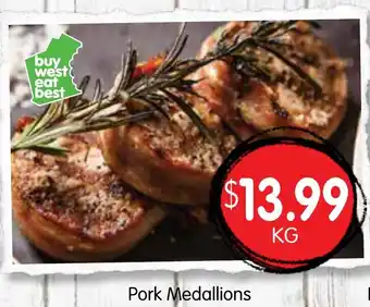 Spudshed Pork Medallions offer