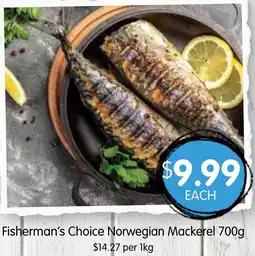 Spudshed Fisherman's Choice Norwegian Mackerel offer