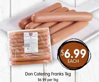 Spudshed Don Catering Franks offer