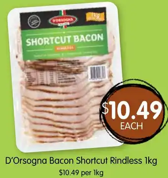 Spudshed D'Orsogna Bacon Shortcut Rindless offer