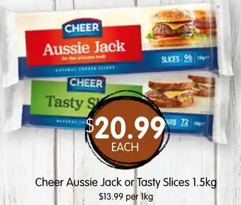 Spudshed Cheer Aussie Jack or Tasty Slices offer