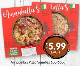 Spudshed Annabella's Pizza Varieties offer