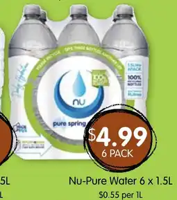 Spudshed Nu-Pure Water offer