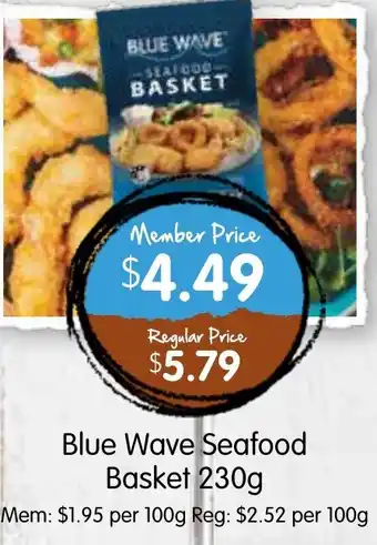 Spudshed Blue Wave Seafood Basket offer