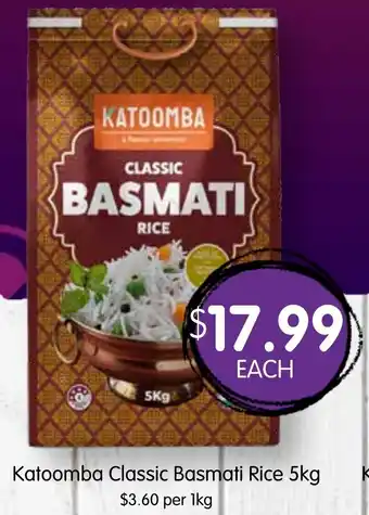 Spudshed Katoomba Classic Basmati Rice offer