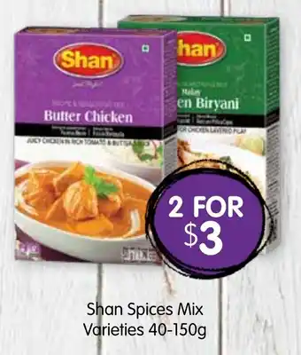 Spudshed Shan Spices Mix Varieties offer