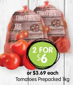 Spudshed Tomatoes Prepacked offer