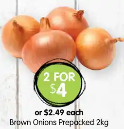 Spudshed Brown Onions Prepacked offer