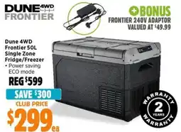 Anaconda Dune 4WD Frontier Single Zone Fridge/Freezer offer