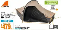 Anaconda Oztent CS-1 King Single Swag offer