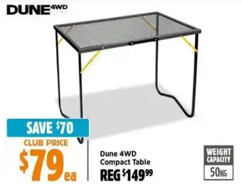 Anaconda Dune 4WD Compact Table offer