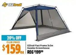 Anaconda OZtrail Fast Frame  Gazebo Screenhouse offer