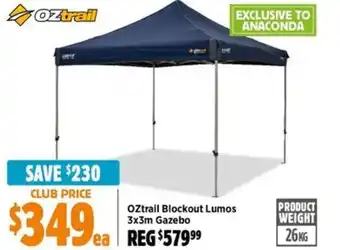 Anaconda OZtrail Blockout Lumos offer