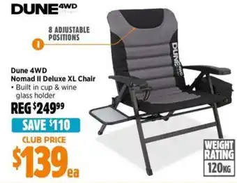 Anaconda Dune 4WD Nomad II Deluxe XL Chair offer