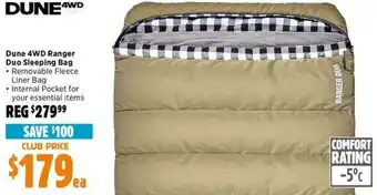 Anaconda Dune 4WD Ranger Duo Sleeping Bag offer