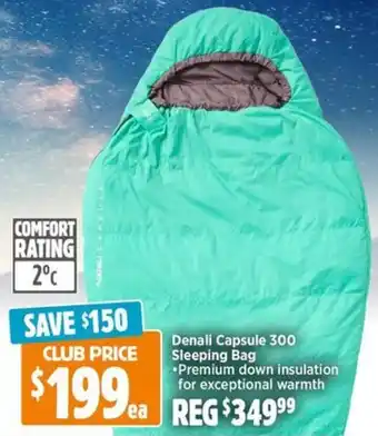 Anaconda Denali Capsule Sleeping Bag offer