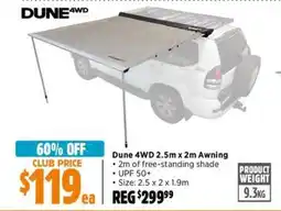 Anaconda Dune 4WD Awning offer