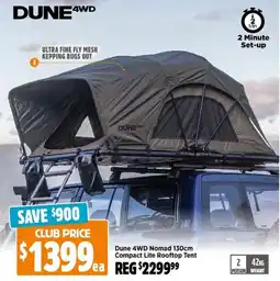 Anaconda Dune 4WD Nomad Compact Lite Rooftop Tent offer