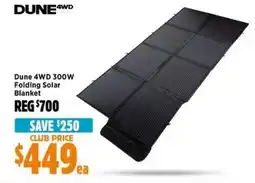 Anaconda Dune 4WD 300W Folding Solar Blanket offer