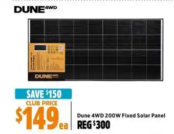 Anaconda Dune 4WD Fixed Solar Panel offer