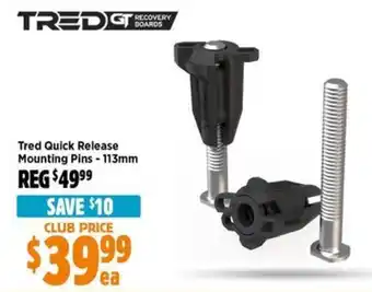 Anaconda Tred Quick Release Mounting Pins - offer