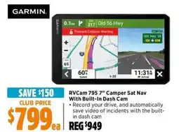 Anaconda RVCam 795 7" Camper Sat Nav With Built-In Dash Cam offer