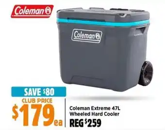 Anaconda Coleman Extreme  Wheeled Hard Cooler offer