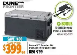 Anaconda Dune 4WD Frontier Dual Zone Fridge/Freezer offer