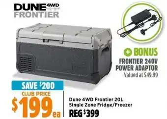 Anaconda Dune 4WD Frontier Single Zone Fridge/Freezer offer