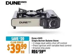 Anaconda Dune 4WD Combi Butane Stove offer