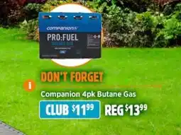 Anaconda Companion 4pk Butane Gas offer