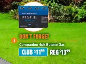 Anaconda Companion 4pk Butane Gas offer