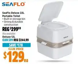 Anaconda SeaFlo DeluxePortable Toilet offer